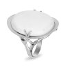 211506 Кольцо - Серебряное кольцо с кахолонгом