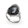 211474 Кольцо - Серебряное кольцо с гематитом