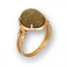 111415 Кольцо - Золотое кольцо с граненым лабрадором